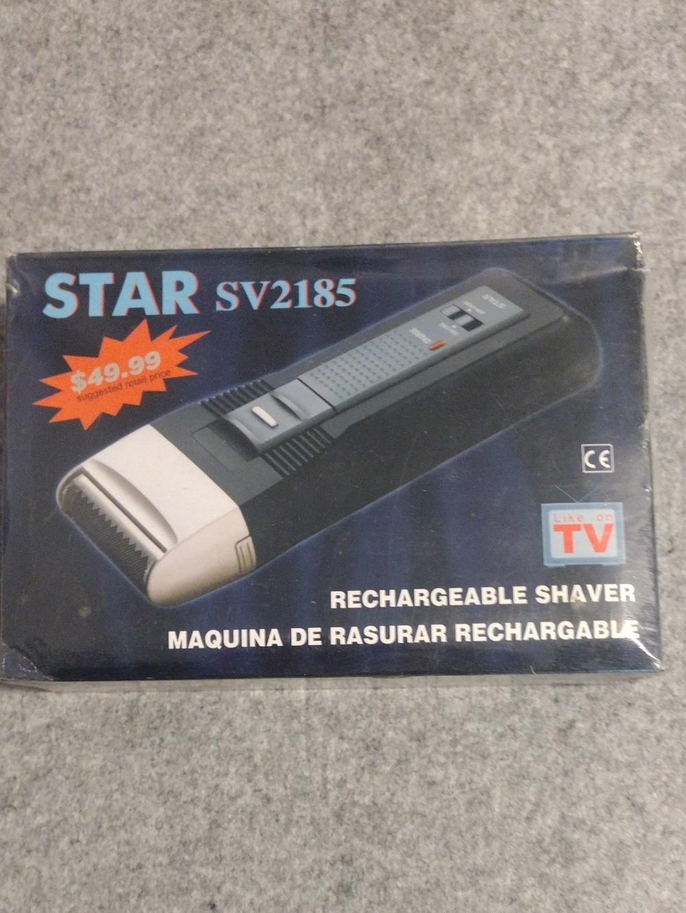 SV2185 Rechargeable Shaver - Black and Silver